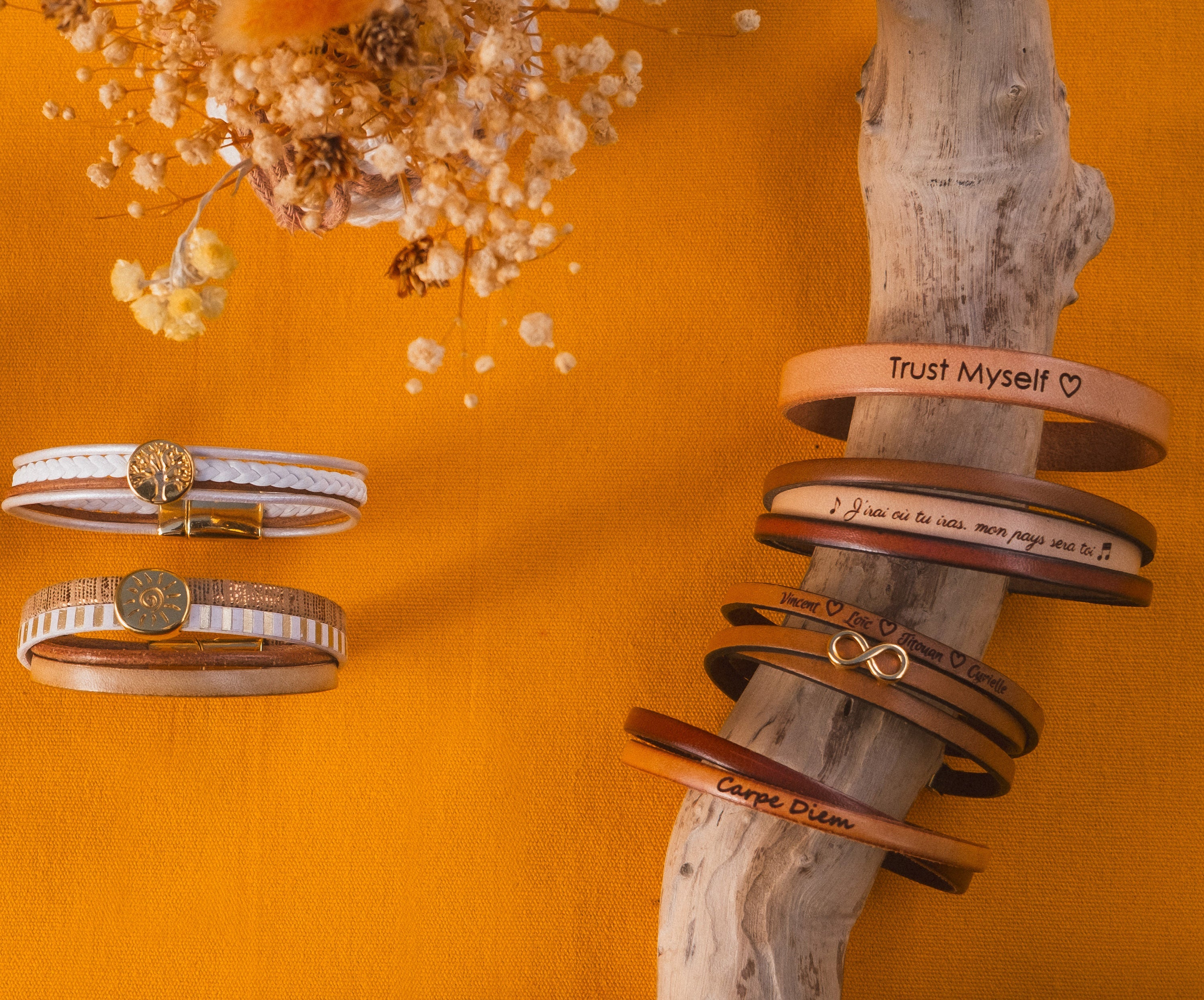 Tous les bracelets à personnaliser : Homme, Femme, Mixte