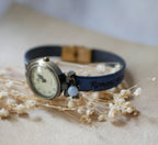 Montre bracelet femme en cuir personnalisable