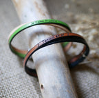bracelet cuir mixte gravé témoin en or de mariage