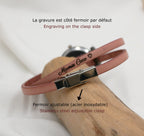 Montre femme vintage au bracelet cuir double