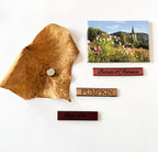 Magnet en cuir personnalisé gravé de votre message