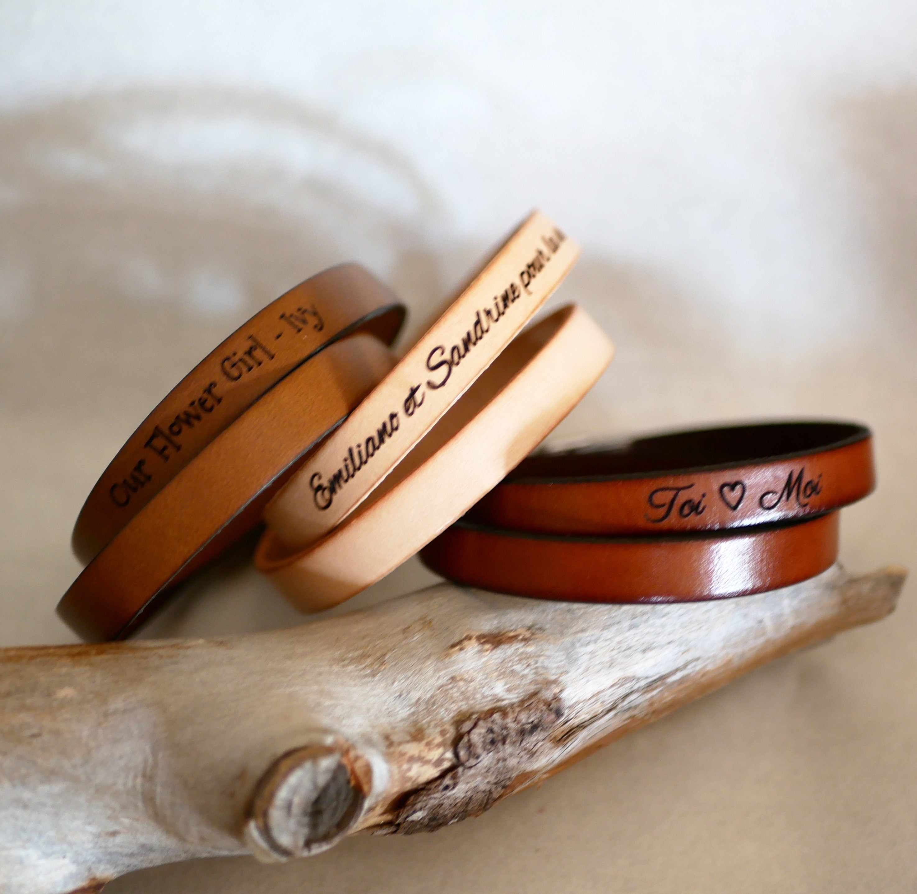 Bracelet Résonnance double tour personnalisé