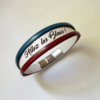Bracelet France coupe du monde 2026 à personnaliser par gravure