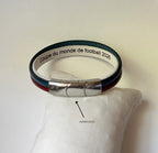 Bracelet France coupe du monde 2026 à personnaliser par gravure