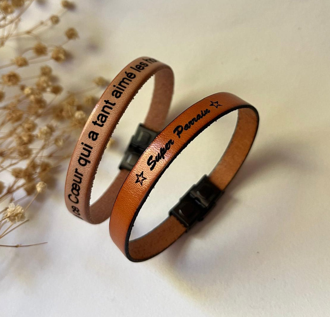 bracelet parrain personnalisé message biblique