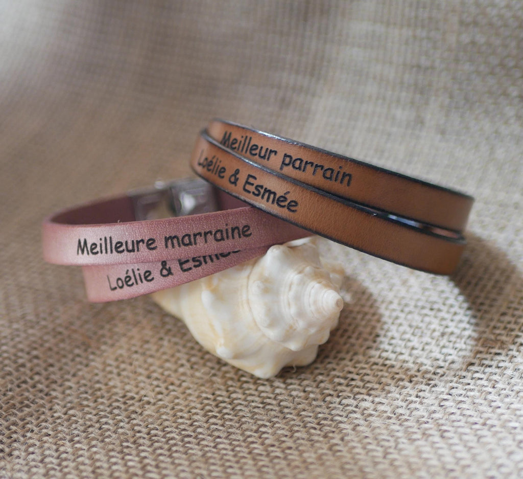 Bracelet Résonance double tour personnalisé
