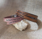 Bracelet Résonance double tour personnalisé