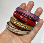 bracelets cuir et Liberty à personnaliser choix des couleurs