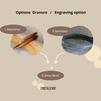 Bracelet chrétien en cuir fin personnalisable