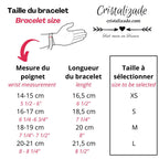 Bracelet Cache-cache aux 3 cuirs avec message gravé